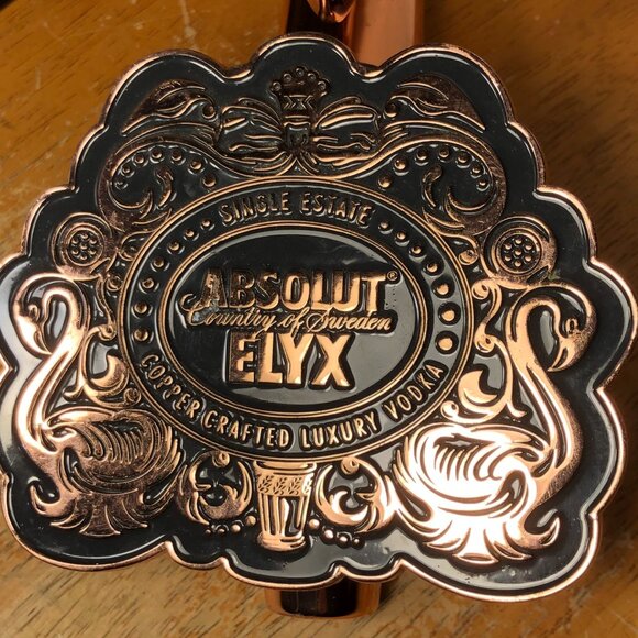 Absolut Elyx Copper Vodka Flamingo Bar Tap Handle - RARE - Picture 15 of 15